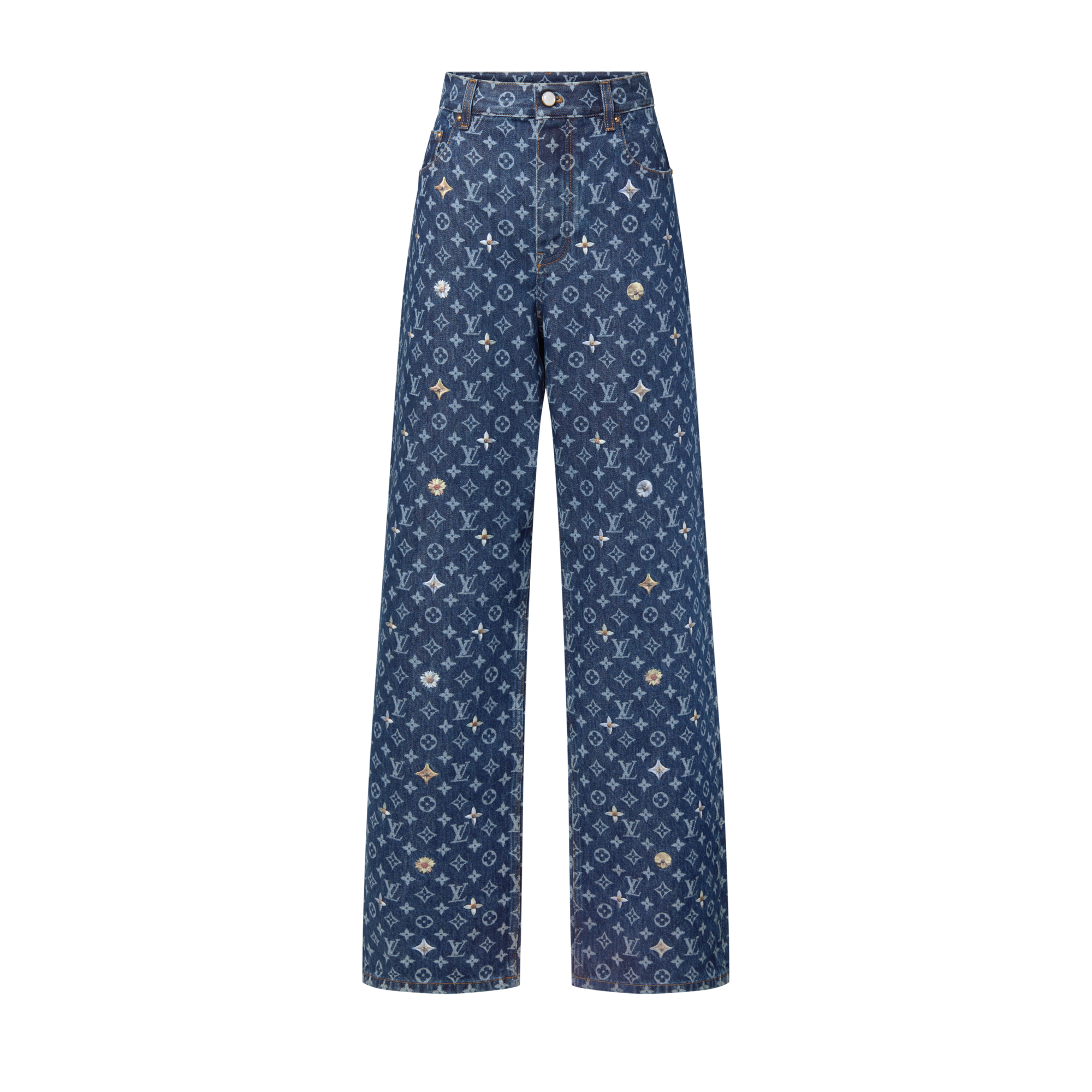 LOUIS VUITTON モノグラムデニム　パンプス　35 louis-vuitton--